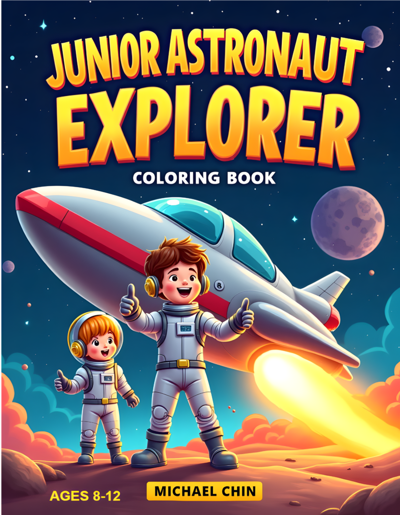 Junior Astronaut Explorer Coloring Book